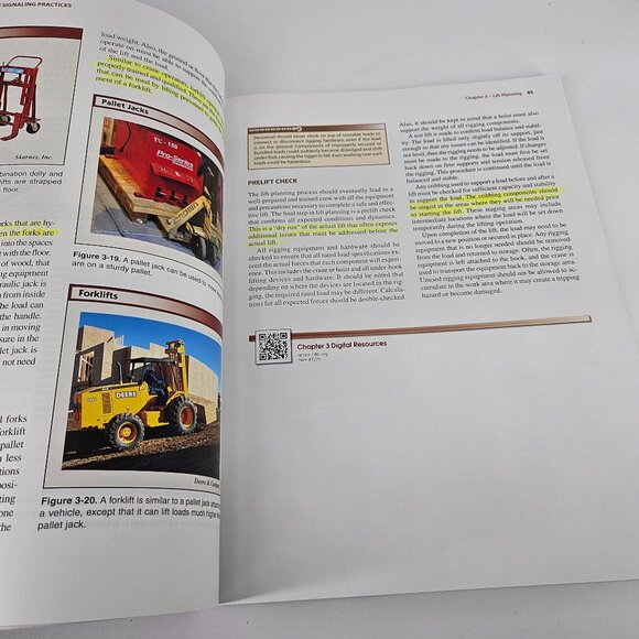 Rigging Hoisting Signaling Practices Paperback Book Crane Transportation NJATC - Picture 9 of 10